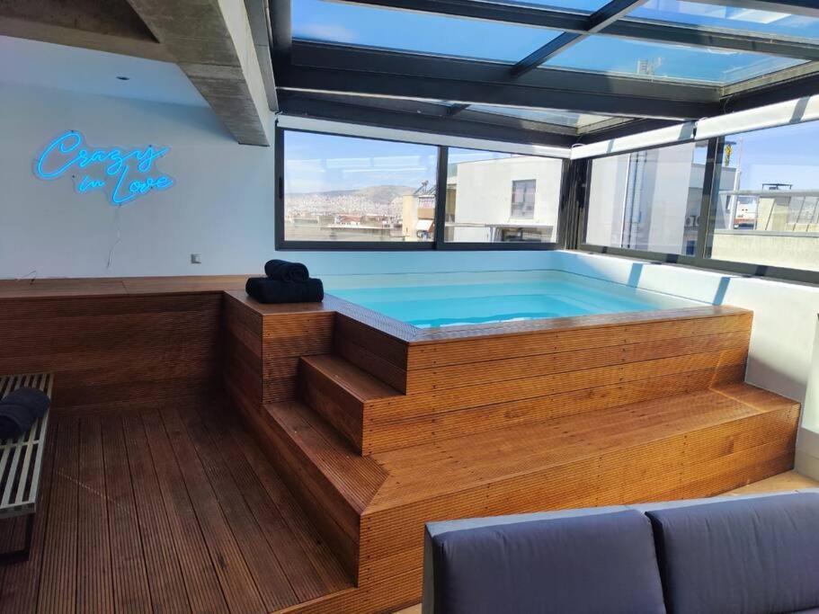 Appartement Gazi Pool House à Athènes Extérieur photo